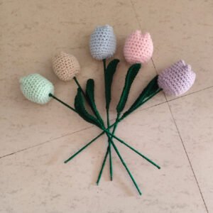 crochet tulip flower